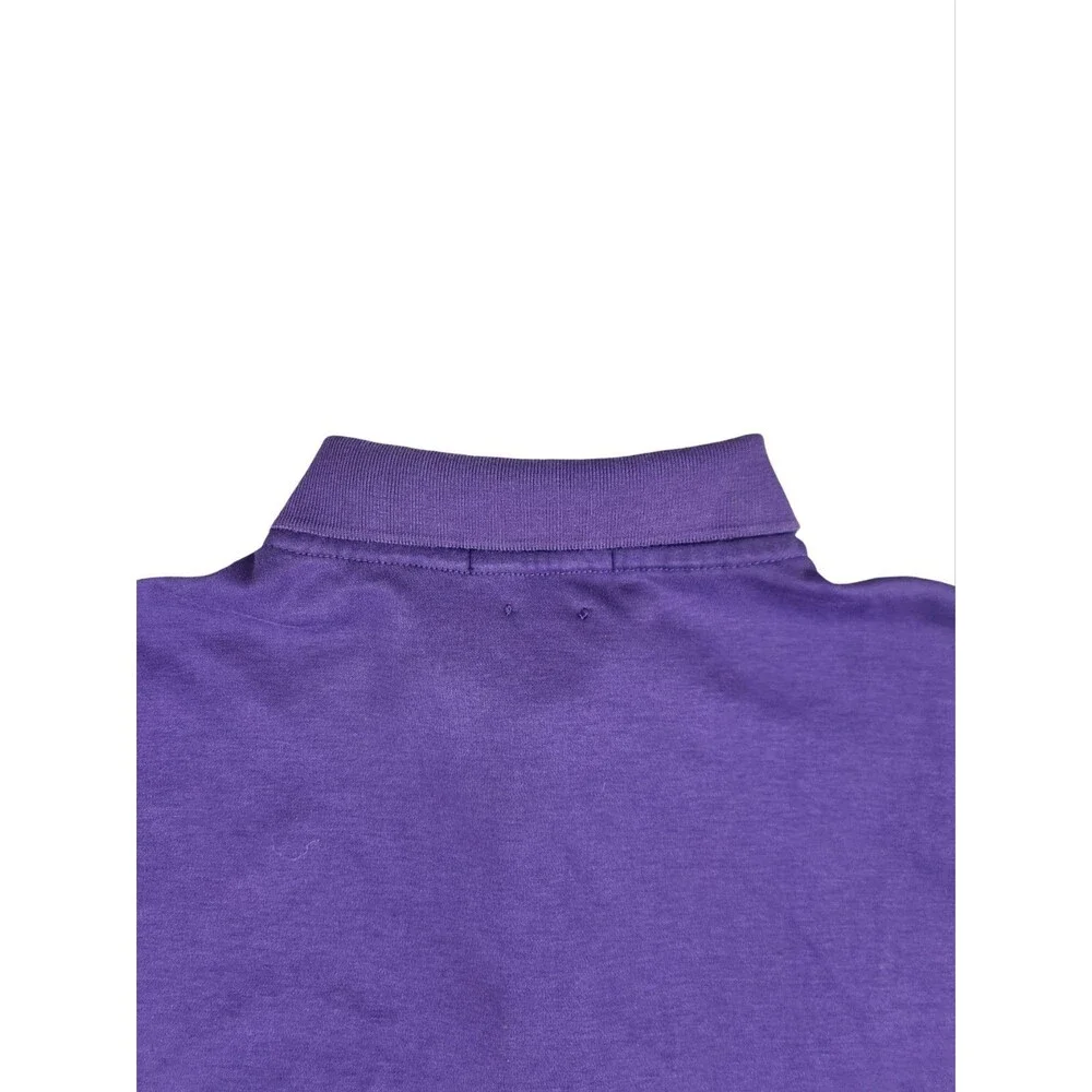 Polo Ralph Lauren Classic Fit Purple Short Sleeve Polo Multicolor Pony Men's L